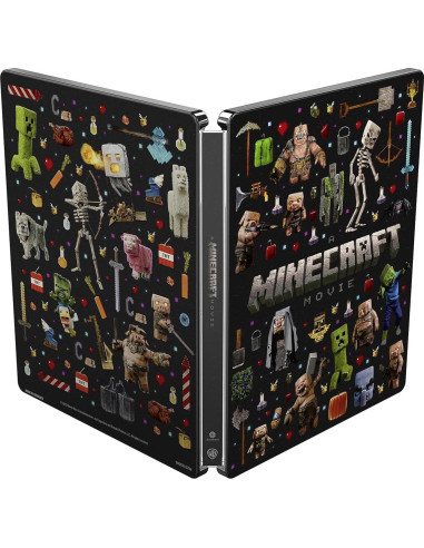 Steelbook Coleccionista Minecraft 4K Ultra HD Blu-ray 2025