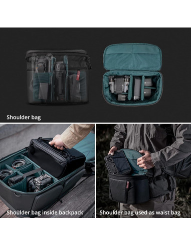 Mochila para Cámara PGYTECH OneMo 2 38L Negra con Bolsa