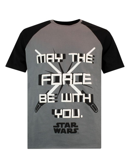 Pijamas para Hombres Star Wars - Que la Fuerza te Acompañe Pijamas para Hombres Star Wars - Que la Fuerza te Acompañe