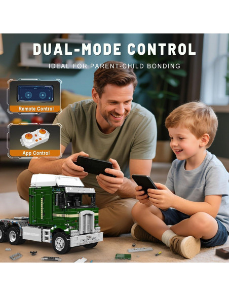 Juguete de Construcción Mould King Camión Semirremolque RC 2181 Piezas Juguete de Construcción Mould King Camión Semirremolque RC 2181 Piezas