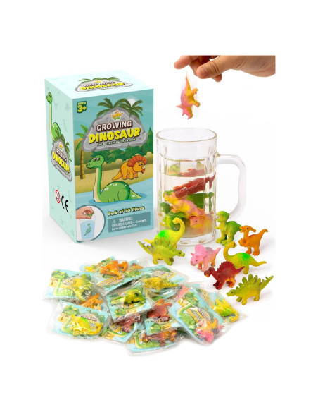Set de 30 Dinosaurios Crecientes en Agua IPIDIPI TOYS Set de 30 Dinosaurios Crecientes en Agua IPIDIPI TOYS