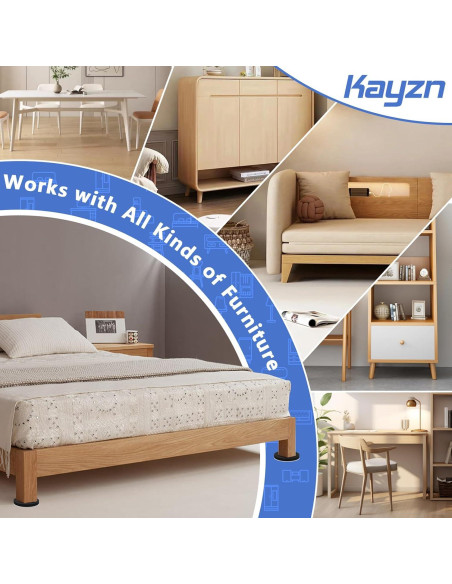 8 Deslizadores de Muebles Kayzn 8.26 cm Fieltro para Pisos 8 Deslizadores de Muebles Kayzn 8.26 cm Fieltro para Pisos