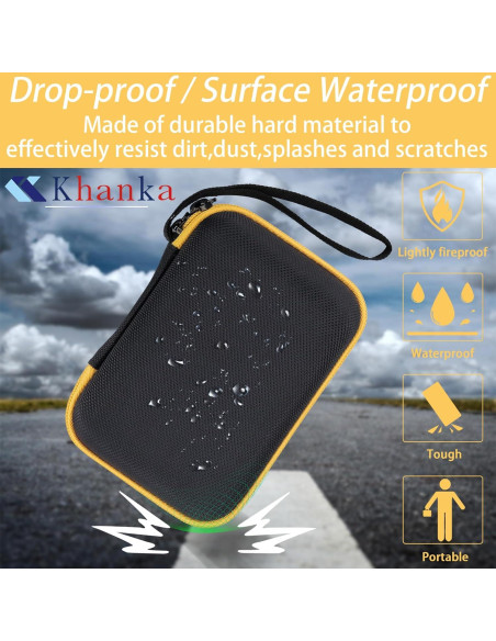 Funda Dura Khanka para Cámara Kodak Smile+ 2x3" Negra Funda Dura Khanka para Cámara Kodak Smile+ 2x3" Negra