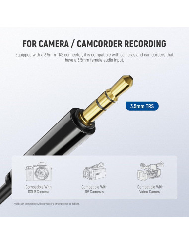 Micrófono Lavalier NEEWER CM5 2 Pack TRS 3.5mm Omnidireccional