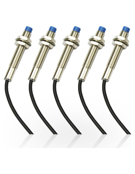 5 Pcs Interruptor Sensor Proximidad Inductivo NPN M8 2mm DC6-36V 5 Pcs Interruptor Sensor Proximidad Inductivo NPN M8 2mm DC6-36V