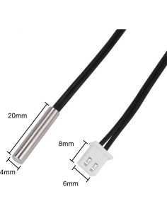 Sonda de Temperatura NTC 10K Lmuwecno 3m Impermeable 2