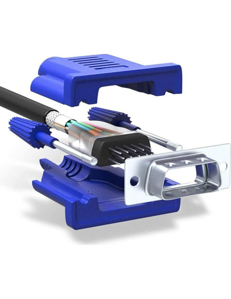 Cable VGA Macho a Macho 1M PASOW para Monitor y Proyector Cable VGA Macho a Macho 1M PASOW para Monitor y Proyector