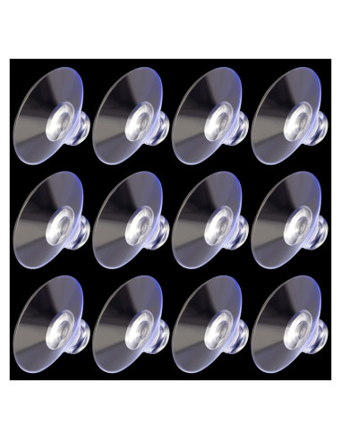 Ventosas Transparentes ANCIRS 30mm - Paquete de 30 Piezas