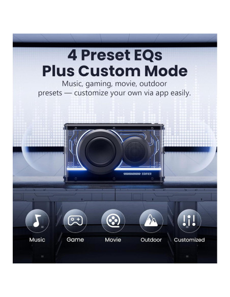 Altavoz Bluetooth Edifier QD25 25W Audio Alta Resolución Altavoz Bluetooth Edifier QD25 25W Audio Alta Resolución