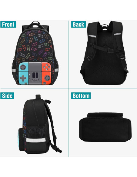 Mochila Escolar TFAUR Gamer 43 cm para Niños 6-14 Años Mochila Escolar TFAUR Gamer 43 cm para Niños 6-14 Años