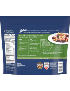 Nueces Fisher Mitades y Piezas 453g Sin Sal - Snack Saludable 2