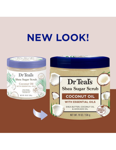 Exfoliante Corporal Dr Teal's Azúcar de Karité 539 g