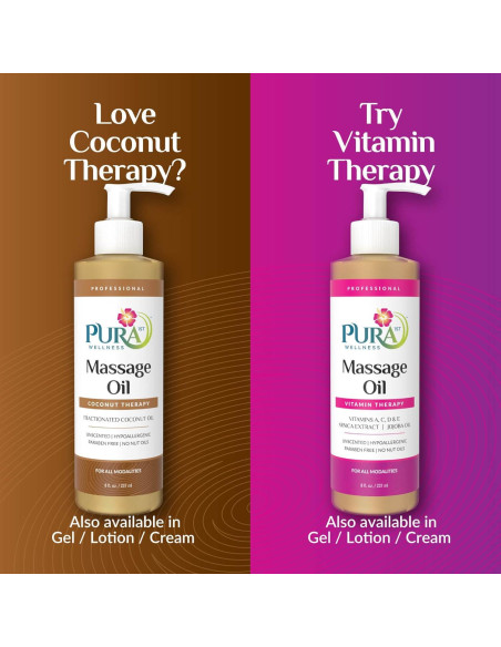 Aceite de Masaje Pura 1st de Coco 240ml Sin Fragancia Aceite de Masaje Pura 1st de Coco 240ml Sin Fragancia