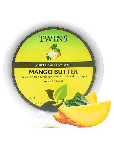 Mantequilla de Mango Batida 227g - Twins Cuidado Personal - Hidratante Natural Mantequilla de Mango Batida 227g - Twins Cuidado Personal - Hidratante Natural