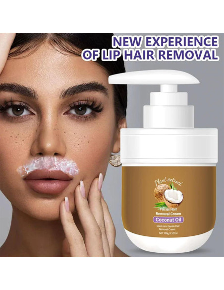 Crema Removedora de Vello Facial Coco TUOSHITONG 100 g Crema Removedora de Vello Facial Coco TUOSHITONG 100 g