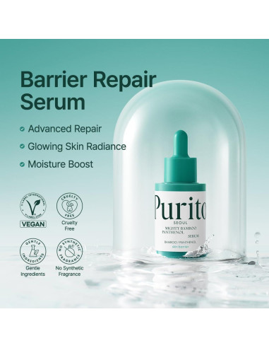 Suero Hidratante Pantenol Mighty Bamboo Purito 30 mL
