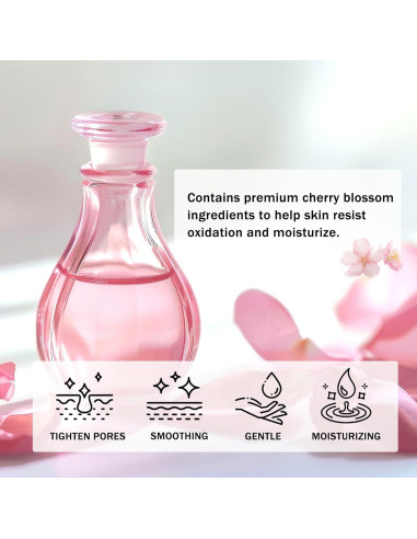 Kit de Cuidado de la Piel Sakura 8 Piezas Hidratante