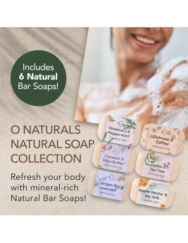 Set de Jabón Natural O Naturals - 6 Piezas Orgánicas