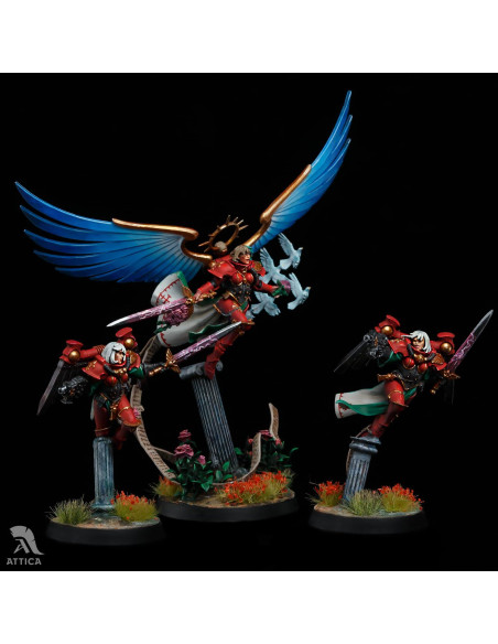 Miniatura Pintada Celestine Santo Viviente Adepta Sororitas Miniatura Pintada Celestine Santo Viviente Adepta Sororitas