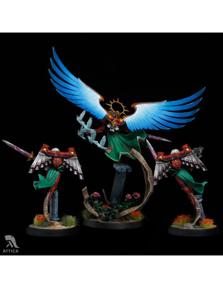 Miniatura Pintada Celestine Santo Viviente Adepta Sororitas Miniatura Pintada Celestine Santo Viviente Adepta Sororitas