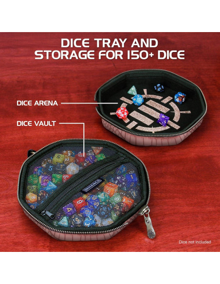 Bandeja y Estuche de Dados DnD ENHANCE Dragón Rosa 150 Dados Bandeja y Estuche de Dados DnD ENHANCE Dragón Rosa 150 Dados