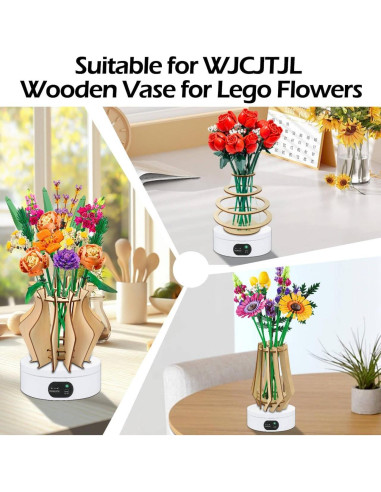 Soporte Giratorio 360 para Flores de LEGO - WJCJTJL