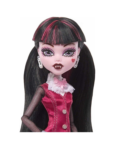 Muñeca Draculaura Monster High 26.7 cm con Accesorios y Mascota Muñeca Draculaura Monster High 26.7 cm con Accesorios y Mascota