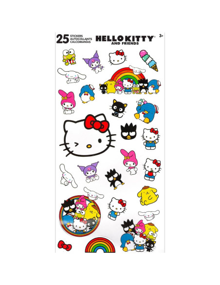 Pegatinas de Hello Kitty - 12 Hojas para Niños y Niñas Pegatinas de Hello Kitty - 12 Hojas para Niños y Niñas
