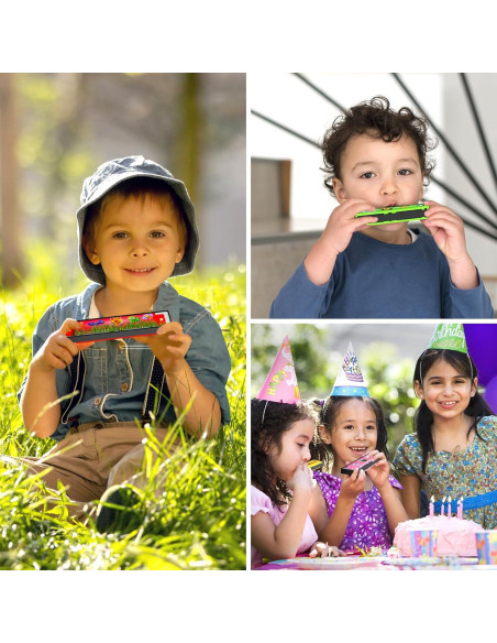 20 Armónicas para Niños Wholelovein - Juguetes Musicales Coloridos 20 Armónicas para Niños Wholelovein - Juguetes Musicales Coloridos