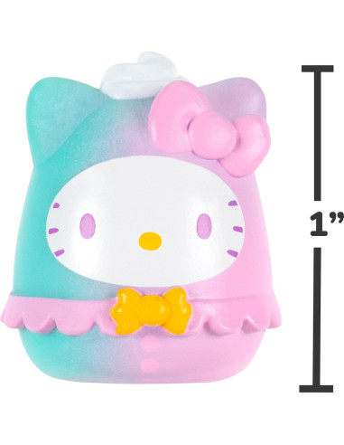 Mini-Squish Hello Kitty y Amigos - Paquete de 12 con Accesorios