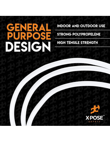 Cuerda de Plástico Xpose Safety 15.24 m Resistente Intemperie