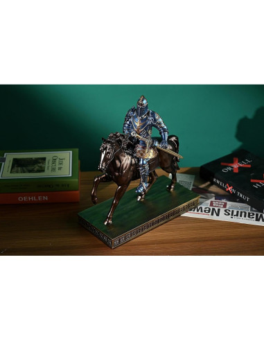 Estatua Caballero Guerrero HDMbigmi Azul 26.9x30cm