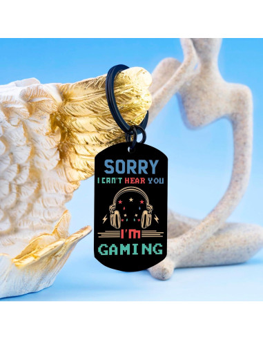 Llavero de Videojuego para Hombres - Regalo Original 5x5cm