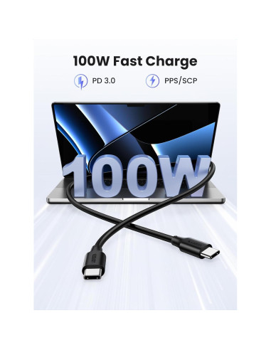 Cable USB C UGREEN 100W 2m Carga Rápida Compatible iPhone