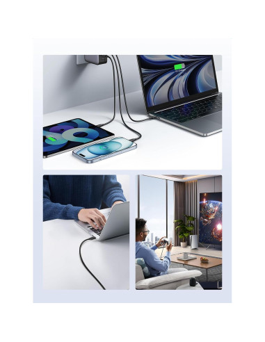 Cable USB C UGREEN 100W 2m Carga Rápida Compatible iPhone