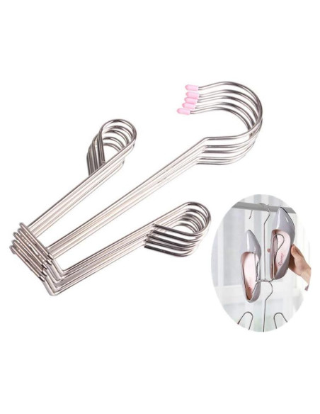Estante de Secado para Zapatos Leoyoubei - 5 Perchas Acero Inoxidable Estante de Secado para Zapatos Leoyoubei - 5 Perchas Acero Inoxidable