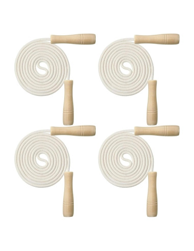 Cuerda de Saltar Ajustable Hungdao para Niños 2.5m 4 Pcs