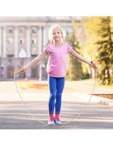 Cuerda de Saltar Ajustable Hungdao para Niños 2.5m 4 Pcs