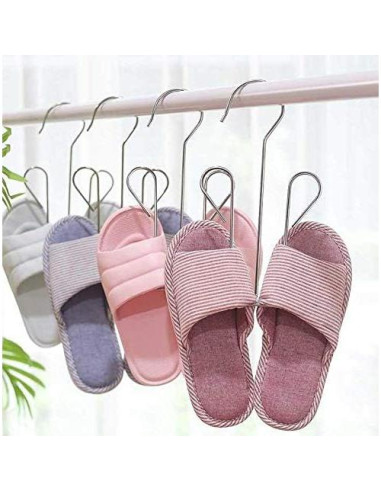 Estante de Secado para Zapatos Leoyoubei - 5 Perchas Acero Inoxidable