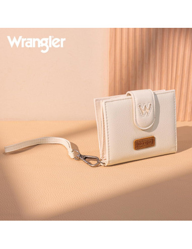 Cartera Bifold Wrangler para Mujeres con RFID y Muñequera