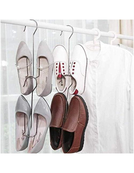 Estante de Secado para Zapatos Leoyoubei - 5 Perchas Acero Inoxidable Estante de Secado para Zapatos Leoyoubei - 5 Perchas Acero Inoxidable