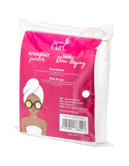 Toalla de Microfibra Kozma Curl 50.8x94 cm Antifrizz Toalla de Microfibra Kozma Curl 50.8x94 cm Antifrizz