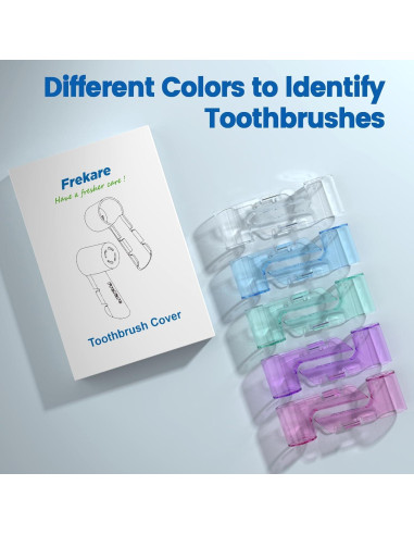 Cubiertas de cepillo de dientes Frekare para Oral B iO, 10 unidades