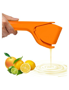 Exprimidor de Limón Manual HomeyVenture Naranja Ergonómico