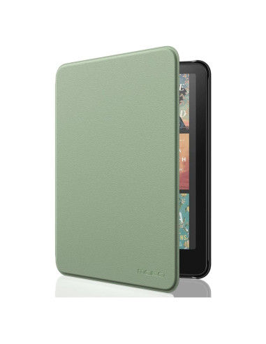 Funda MoKo para Kindle Paperwhite 2024 - Celadón, ligera y delgada