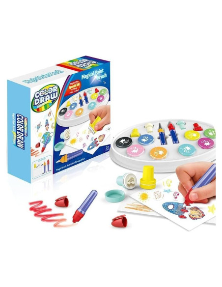 Pincel de Luz Mágica EJFOIEJ para Niños 3-9 Años - Pintura Sin Desorden Pincel de Luz Mágica EJFOIEJ para Niños 3-9 Años - Pintura Sin Desorden