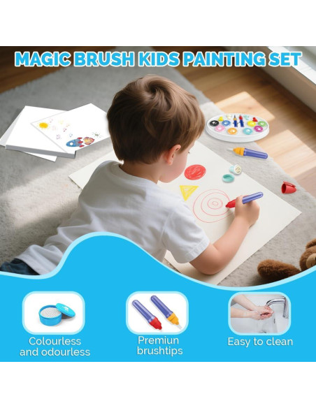 Pincel de Luz Mágica EJFOIEJ para Niños 3-9 Años - Pintura Sin Desorden Pincel de Luz Mágica EJFOIEJ para Niños 3-9 Años - Pintura Sin Desorden