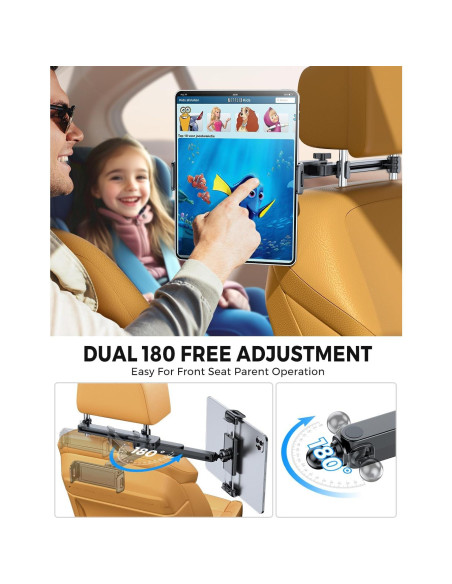 Soporte para Tablet eSamcore para Coche - Ajustable 6-11" Soporte para Tablet eSamcore para Coche - Ajustable 6-11"