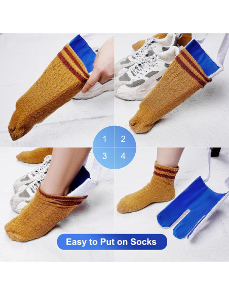 Ayuda para Calcetines YUE ER Azul Oscuro - Dispositivo Asistente Ayuda para Calcetines YUE ER Azul Oscuro - Dispositivo Asistente