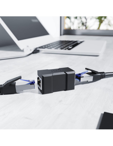 Acoplador Ethernet RJ45 KabelDirekt CAT 7 5x - Extensor 10Gbit/s